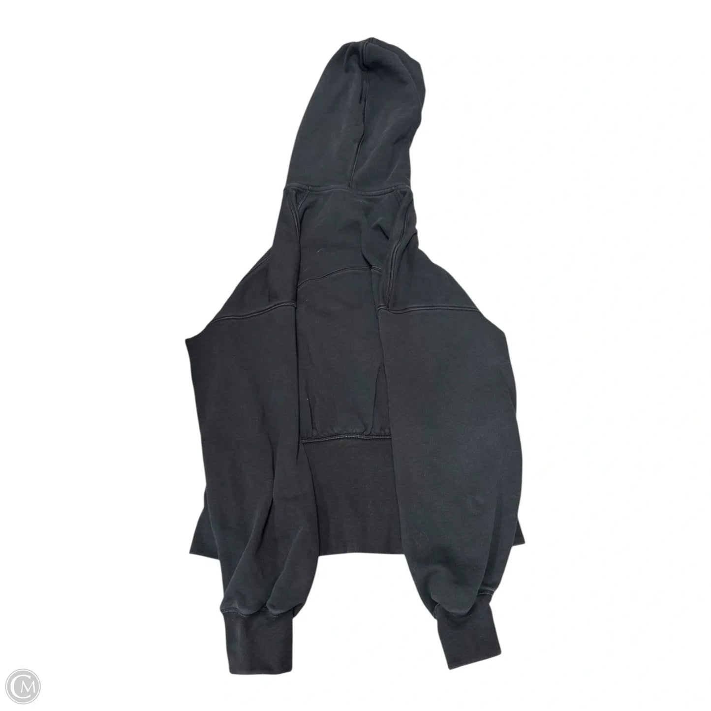 Athletic Sweatshirt Hoodie By Lululemon In Black, Size: 6
