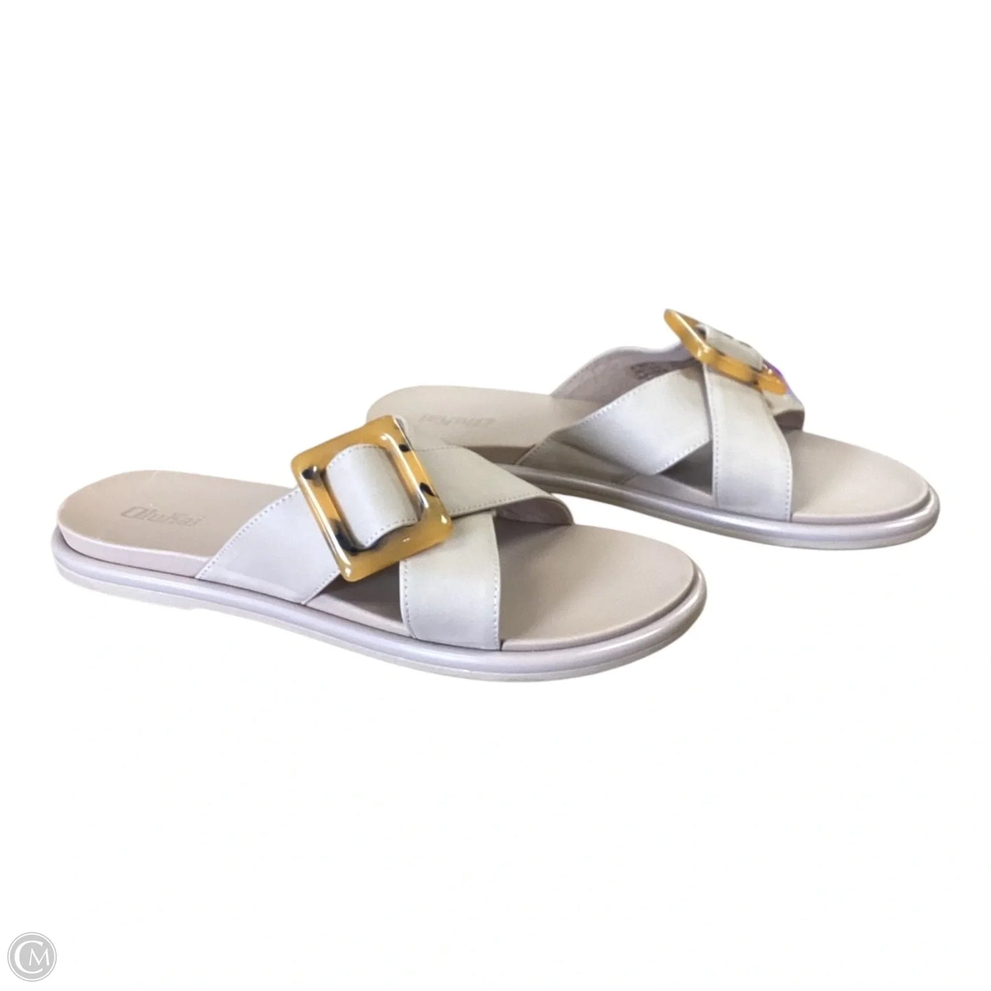 Sandals Flats By Olukai In Tan, Size: 8