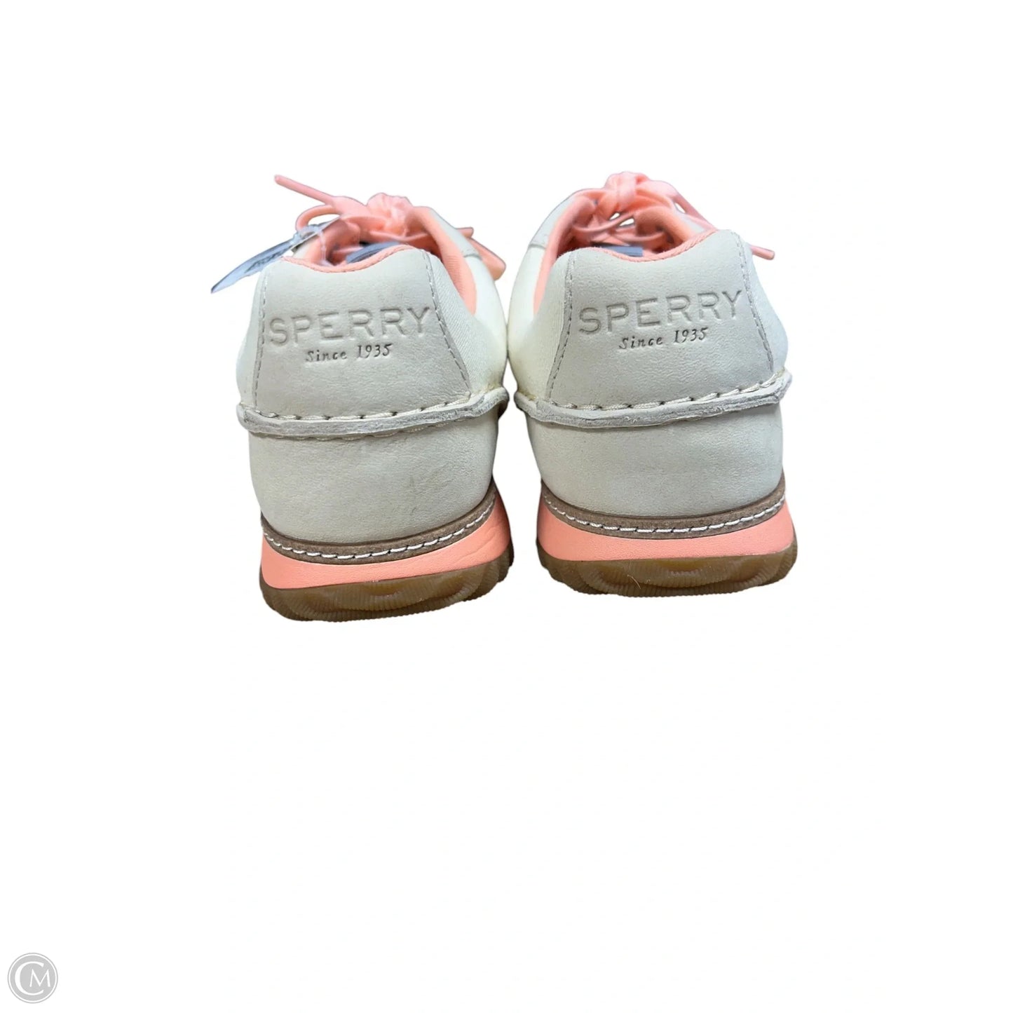 Shoes Sneakers By Sperry In Orange & Tan, Size: 7
