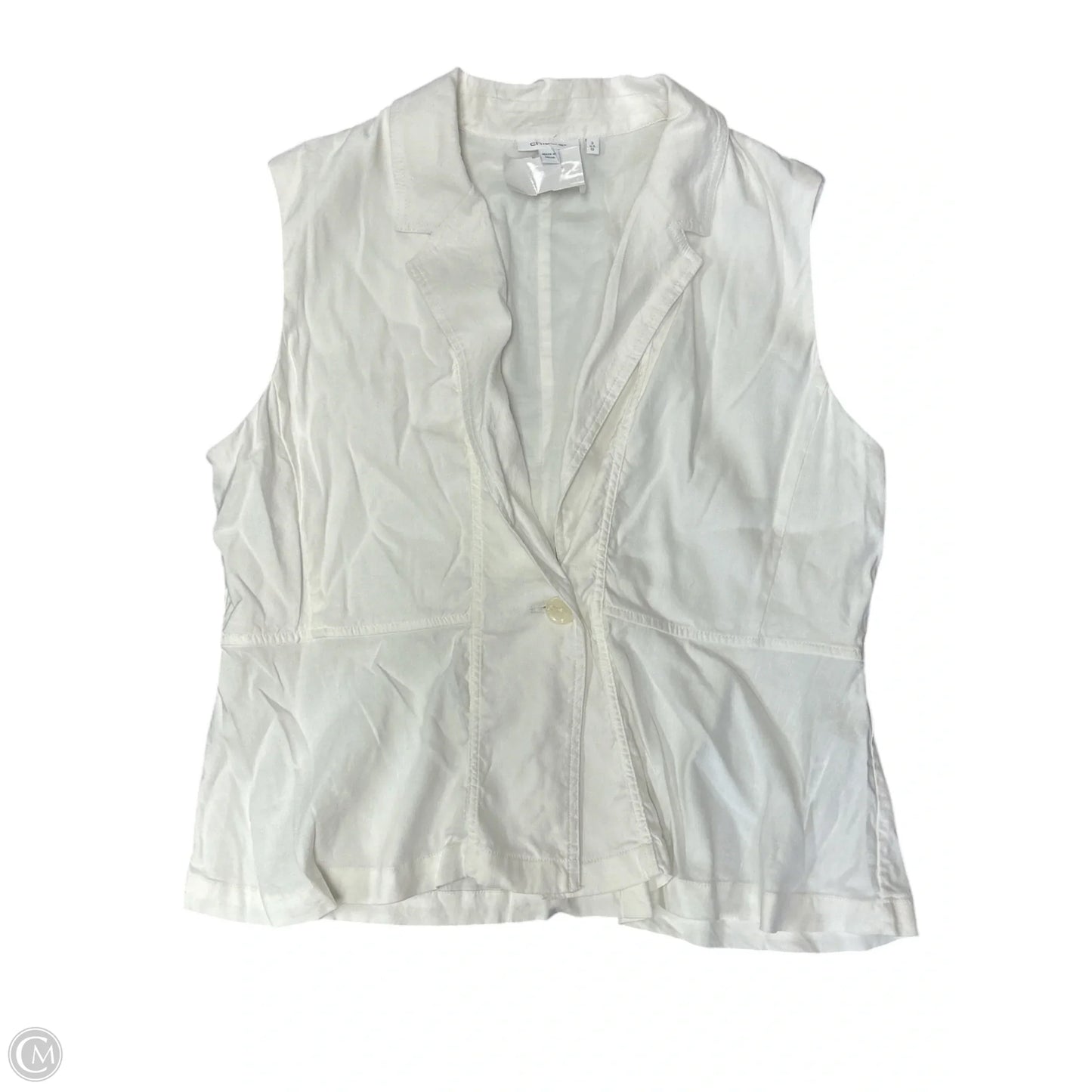 Vest Other By Chicos In White, Size: 12