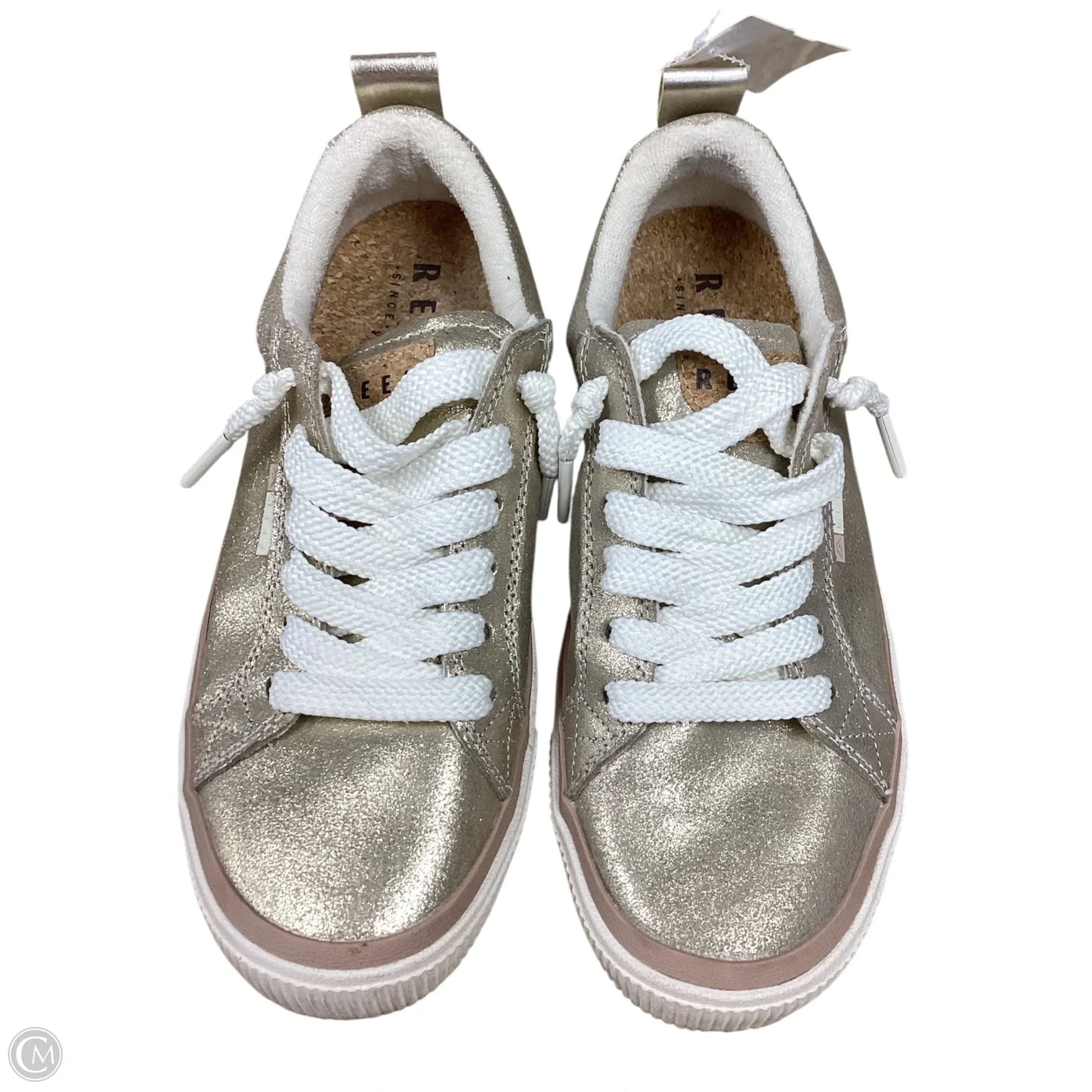 Shoes Sneakers By Reef In Gold, Size: 7.5