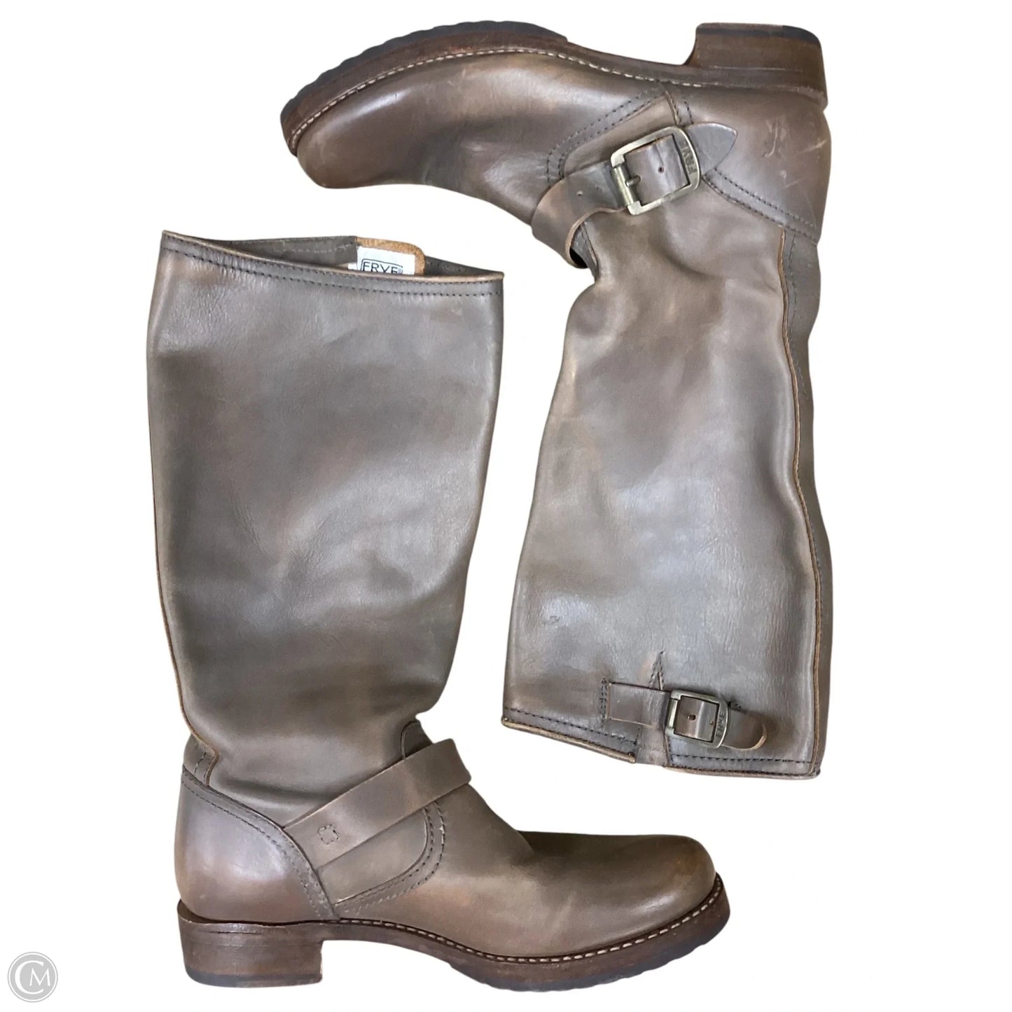 Boots Designer By Frye In Brown, Size: 8.5