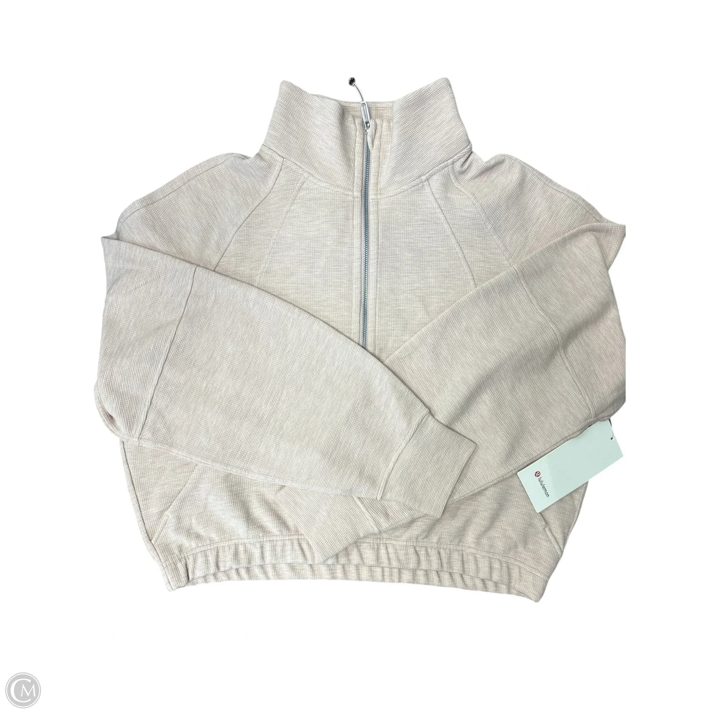 Athletic Sweatshirt Collar By Lululemon In Pink, Size: Xl