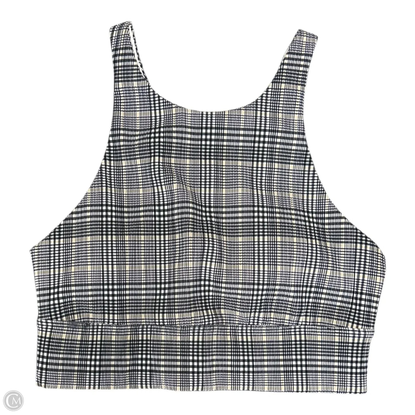 Athletic Bra By Cmc In Plaid Pattern, Size: Xs