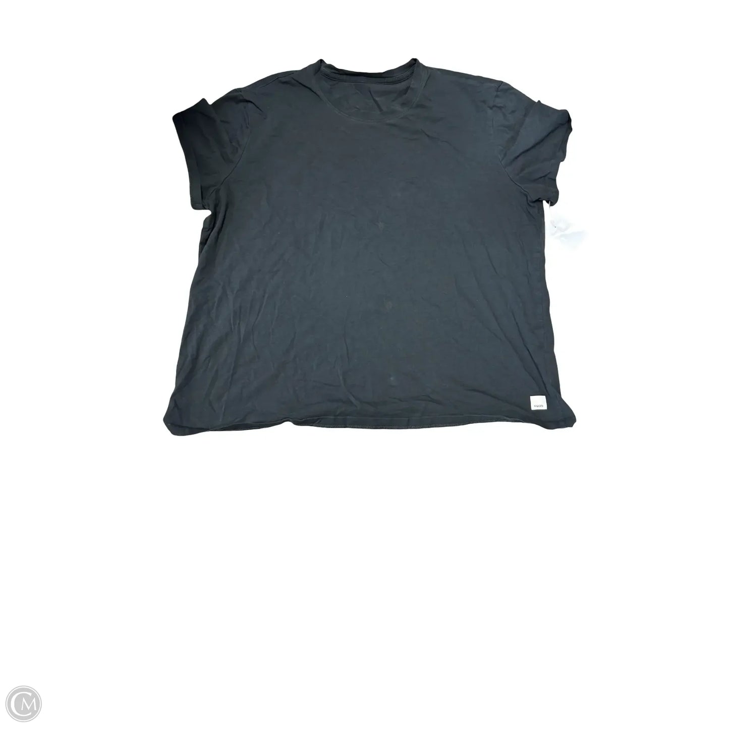 Athletic Top Short Sleeve By Vuori In Black, Size: S