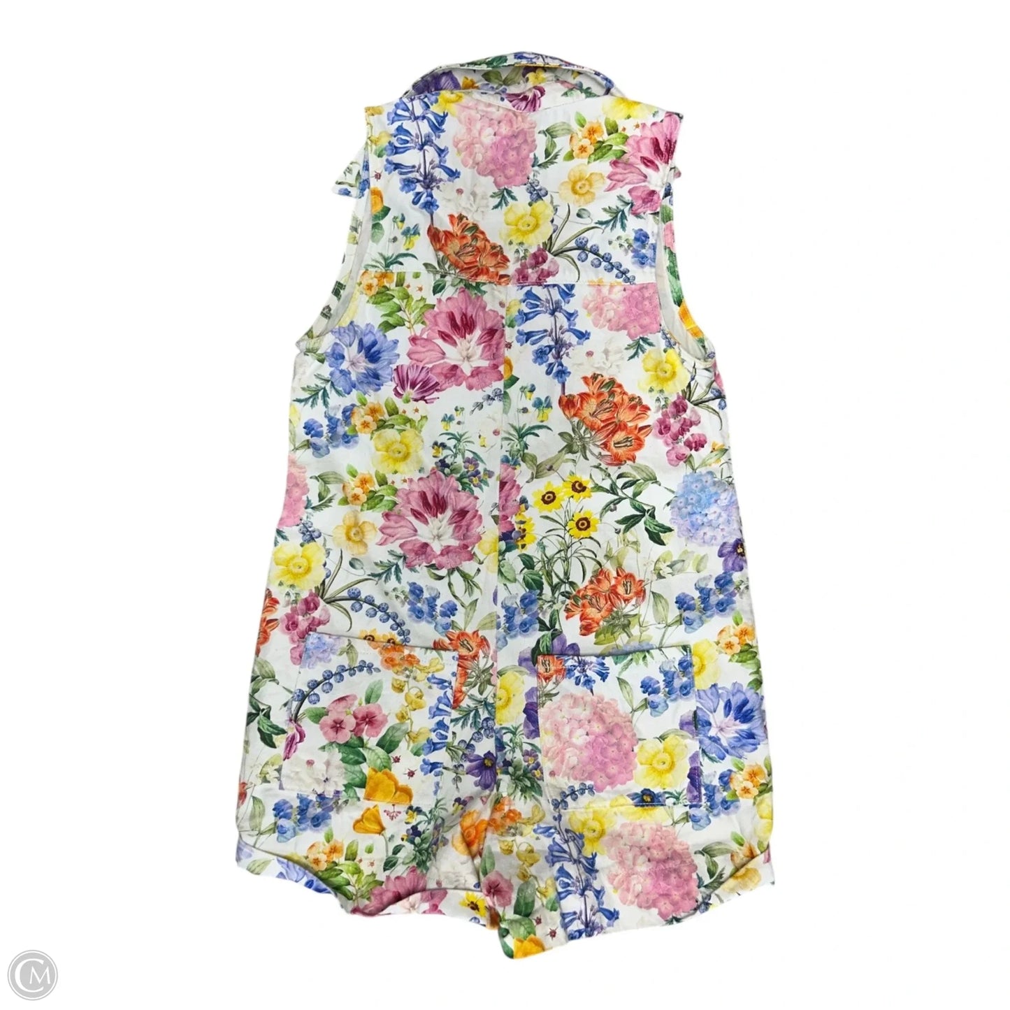 Romper By Mumu In Floral Print, Size: M