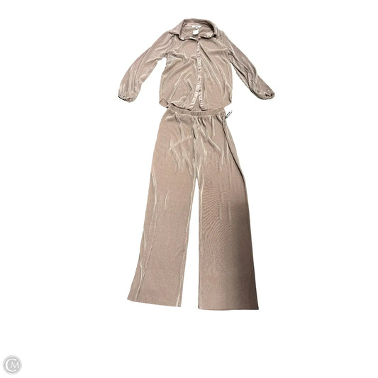 Pants Set 2pc By Ro & De In Tan, Size: S
