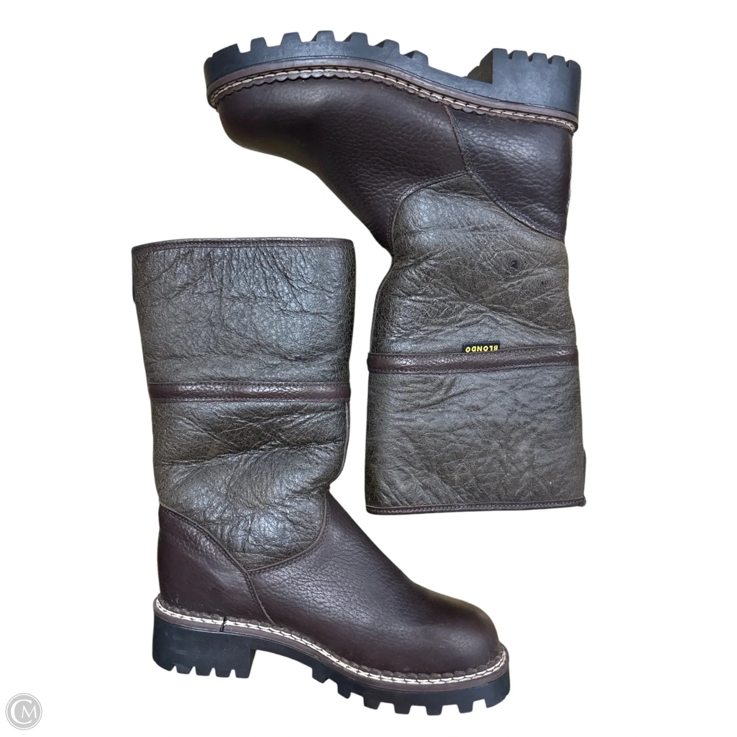 Boots Mid-calf Flats By Harley Davidson In Brown, Size: 6.5