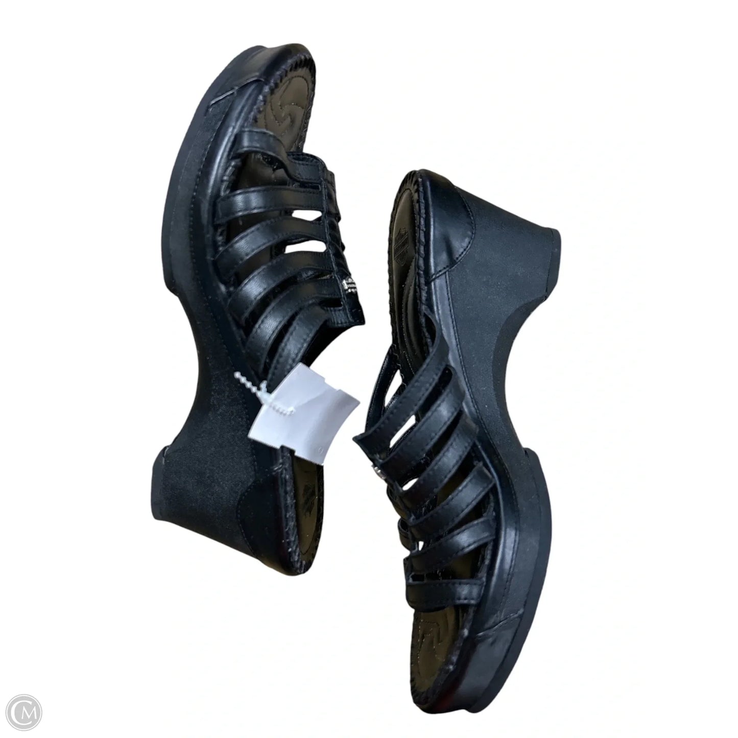Sandals Heels Block By Harley Davidson In Black, Size: 6