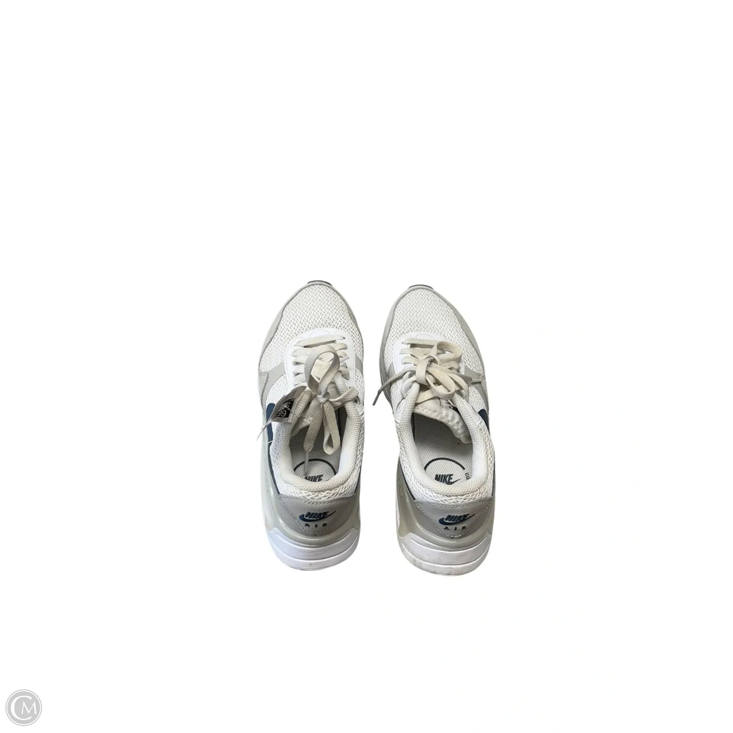 Shoes Sneakers By Nike In Grey & White, Size: 9.5
