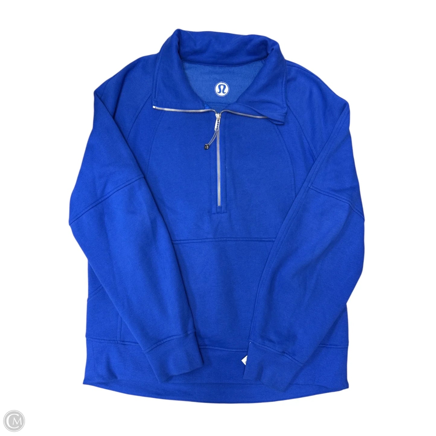 Athletic Sweatshirt Collar By Lululemon In Blue, Size: M
