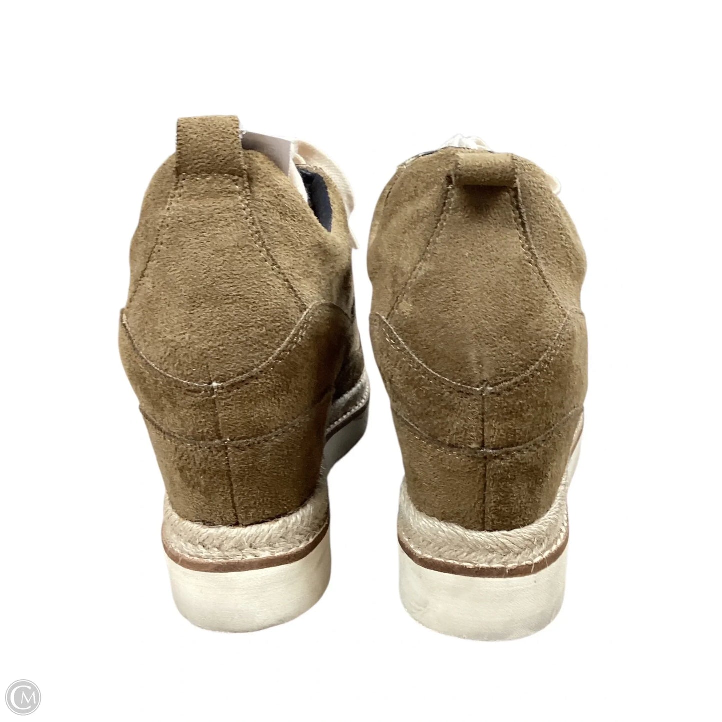 Shoes Heels Wedge By Mi Ami In Brown, Size: 9