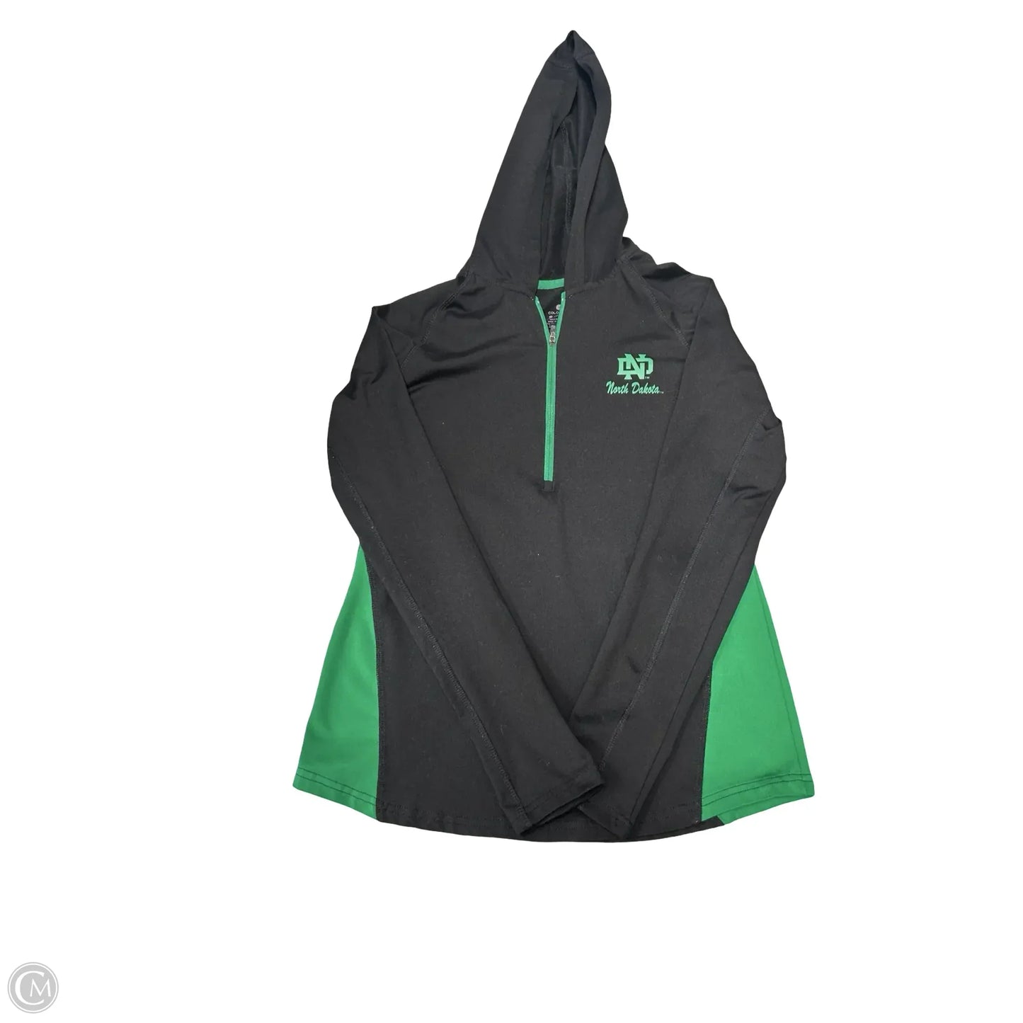 Athletic Top Long Sleeve Hoodie By Colosseum In Black, Size: S