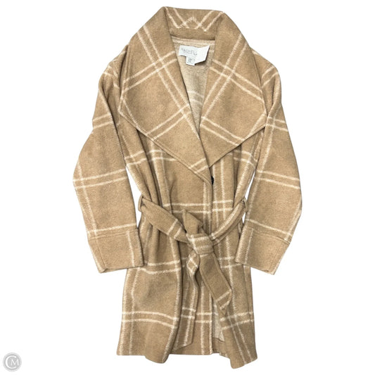 Coat Peacoat By Rachel Zoe In Tan, Size: M