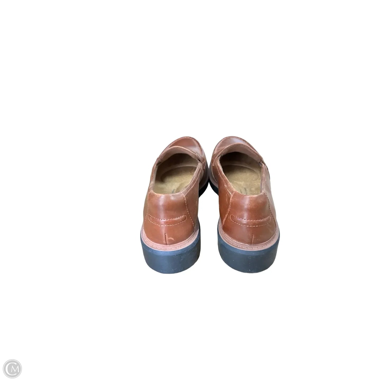 Shoes Flats By Clarks In Brown, Size: 8.5