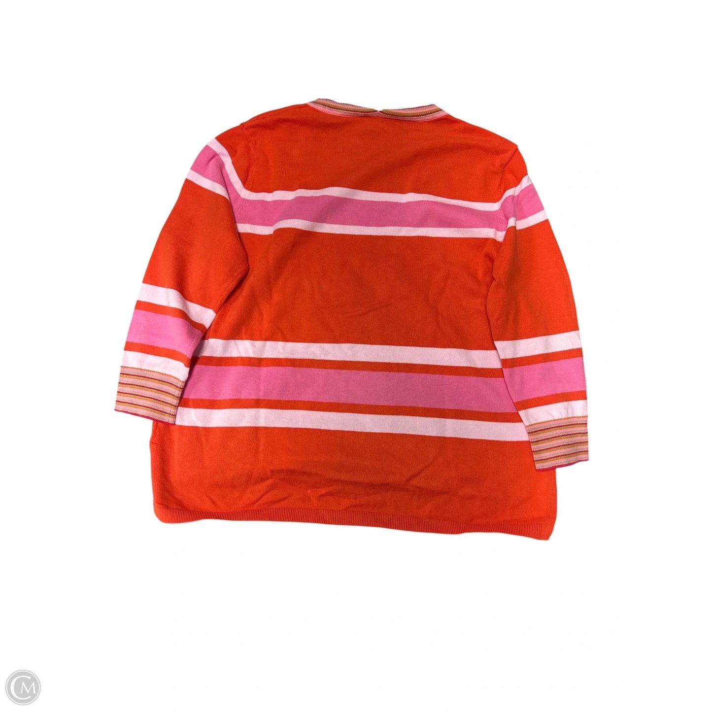 Top Long Sleeve By Cabi In Orange, Size: S