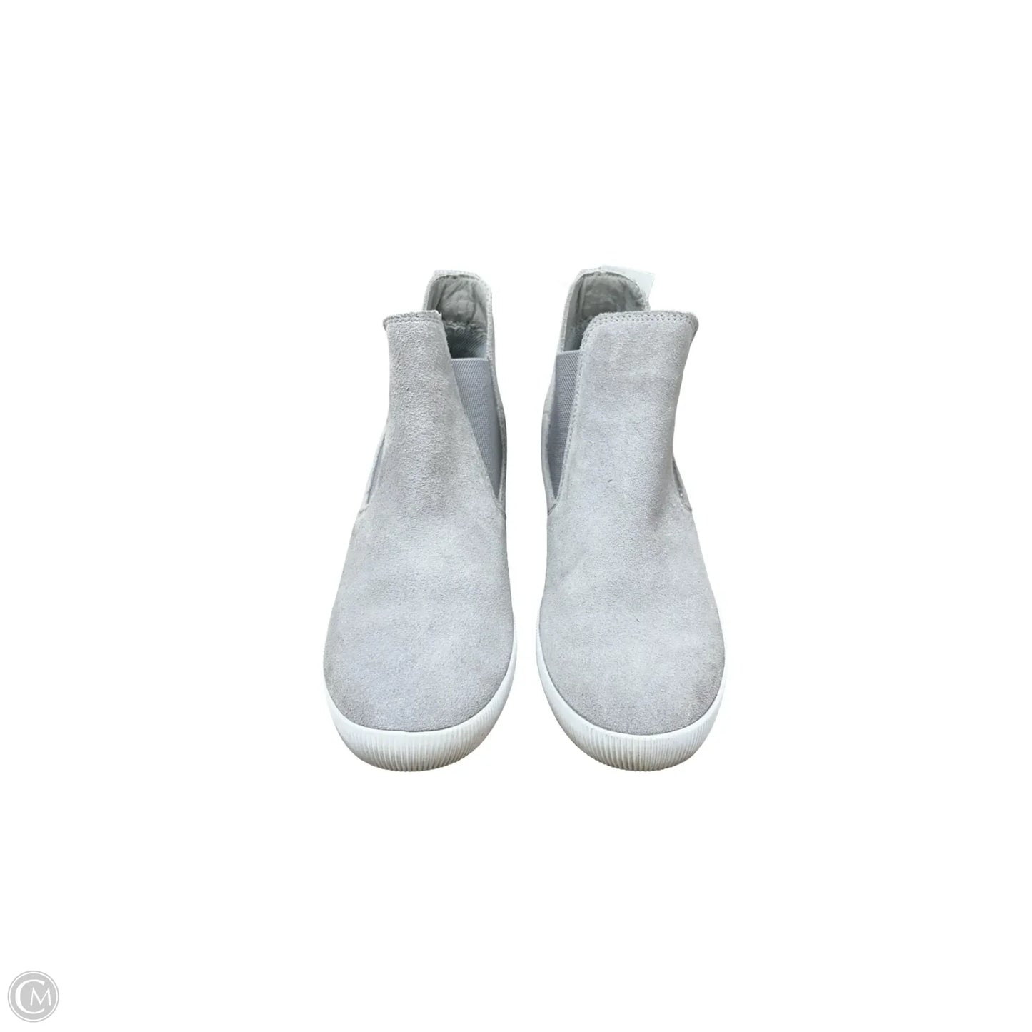 Shoes Heels Wedge By Sorel In Grey, Size: 7.5