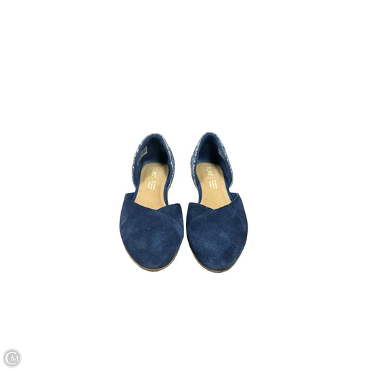 Shoes Flats By Toms In Blue, Size: 6.5