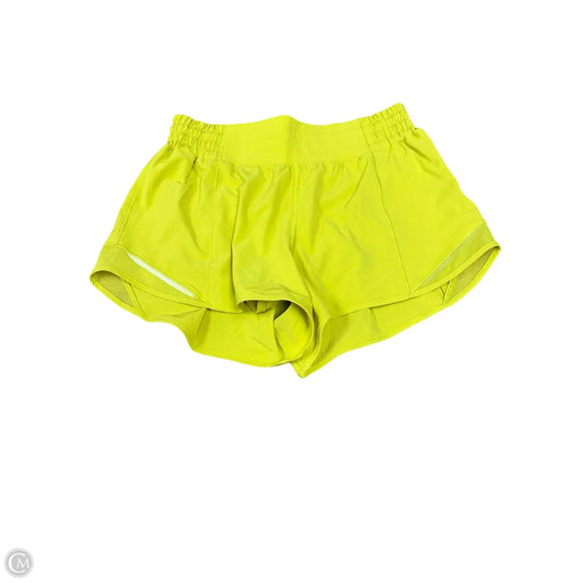 Athletic Shorts By Lululemon In Green, Size: 6