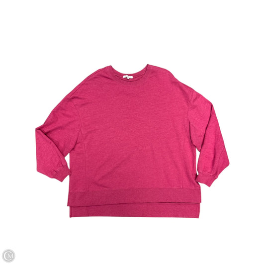 Sweatshirt Crewneck By Z Supply In Pink, Size: S
