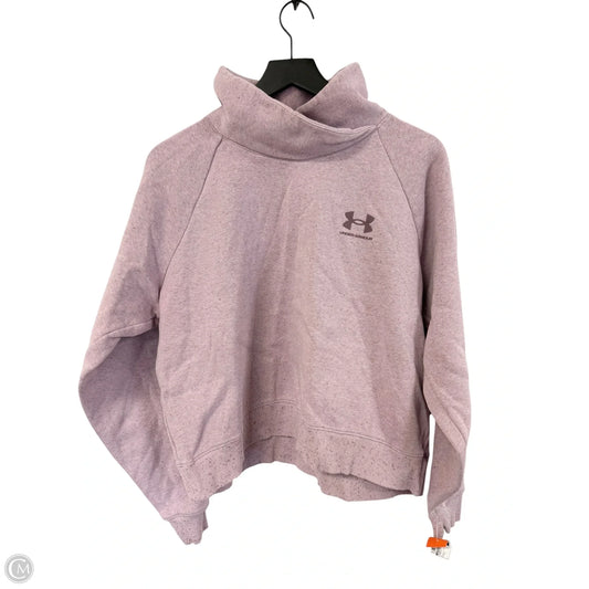 Sweatshirt Collar By Under Armour In Purple, Size: L