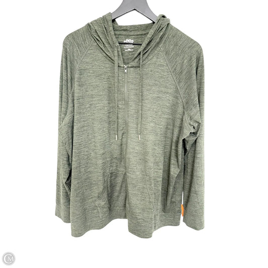 Athletic Jacket By Maurices In Green, Size: Xl