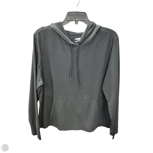 Athletic Top Long Sleeve Hoodie By Avia In Black, Size: Xxl