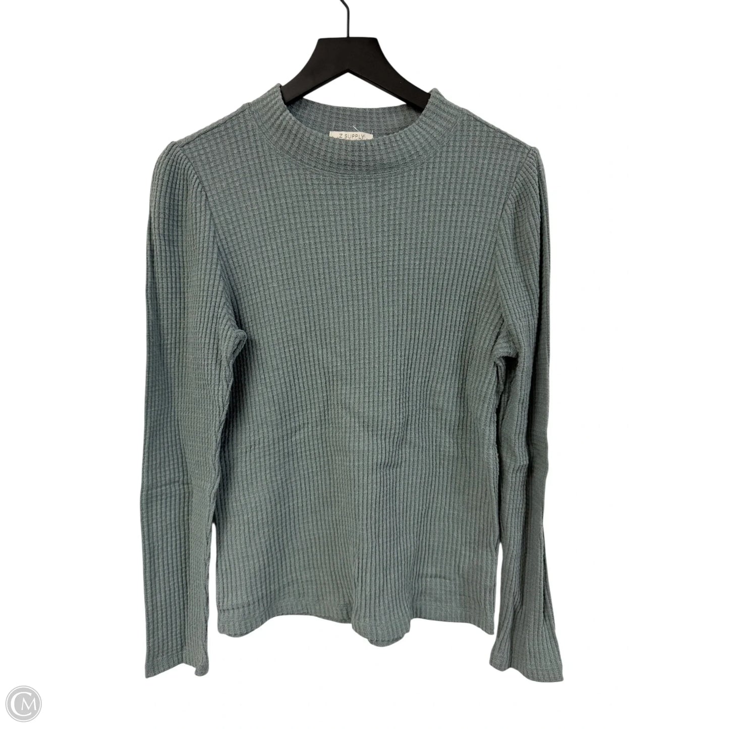 Top Long Sleeve By Z Supply In Blue, Size: L