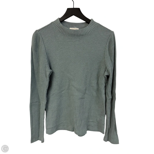 Top Long Sleeve By Z Supply In Blue, Size: L