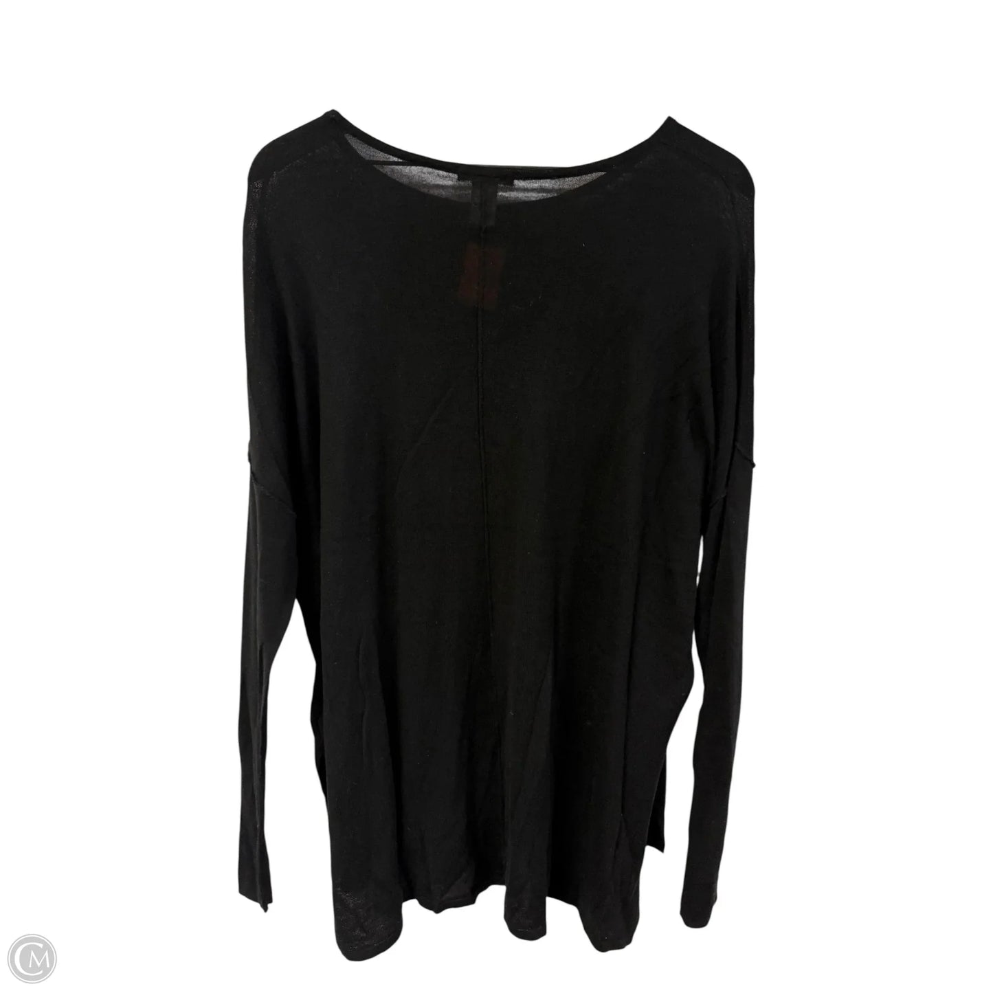 Top Long Sleeve Basic By H&m In Black, Size: M