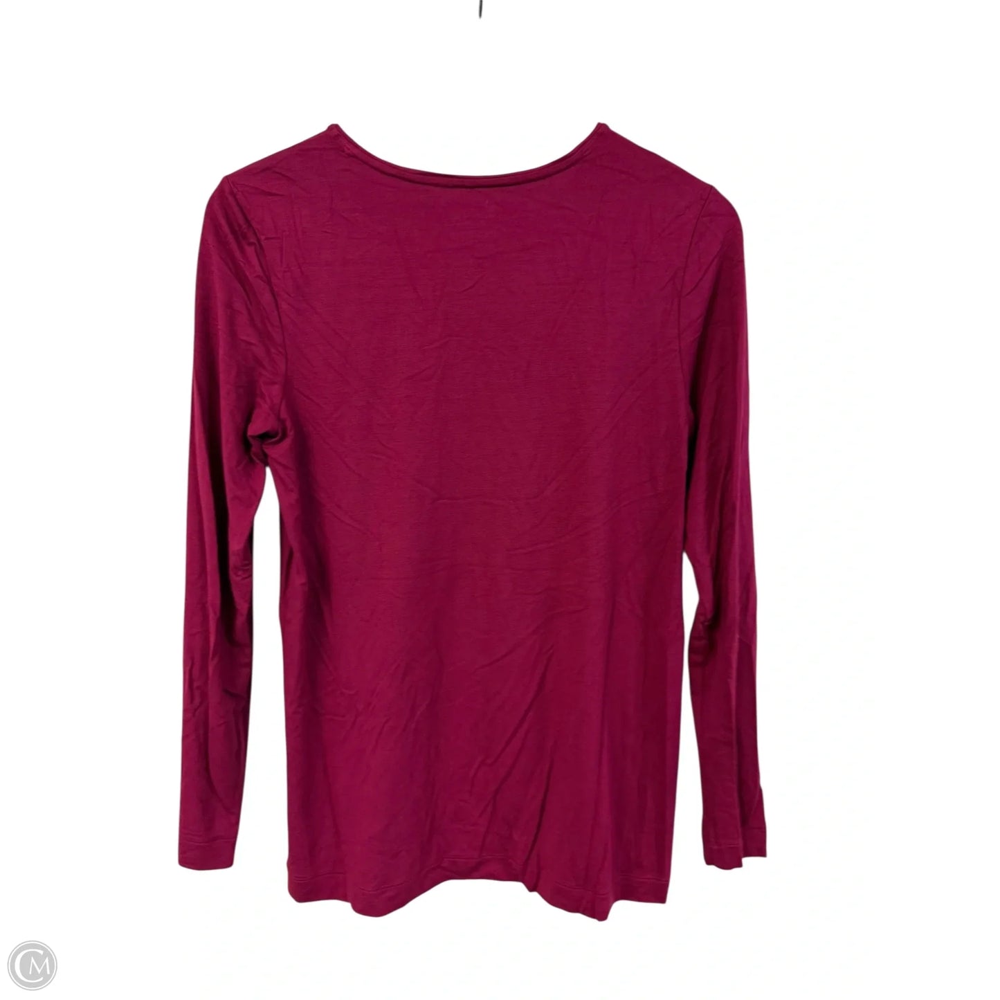 Top Long Sleeve Basic By Chicos In Purple, Size: M