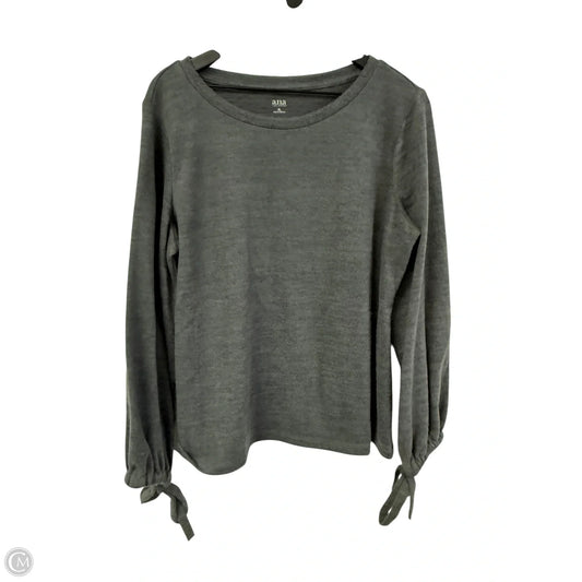 Top Long Sleeve Basic By Ana In Grey, Size: Xl