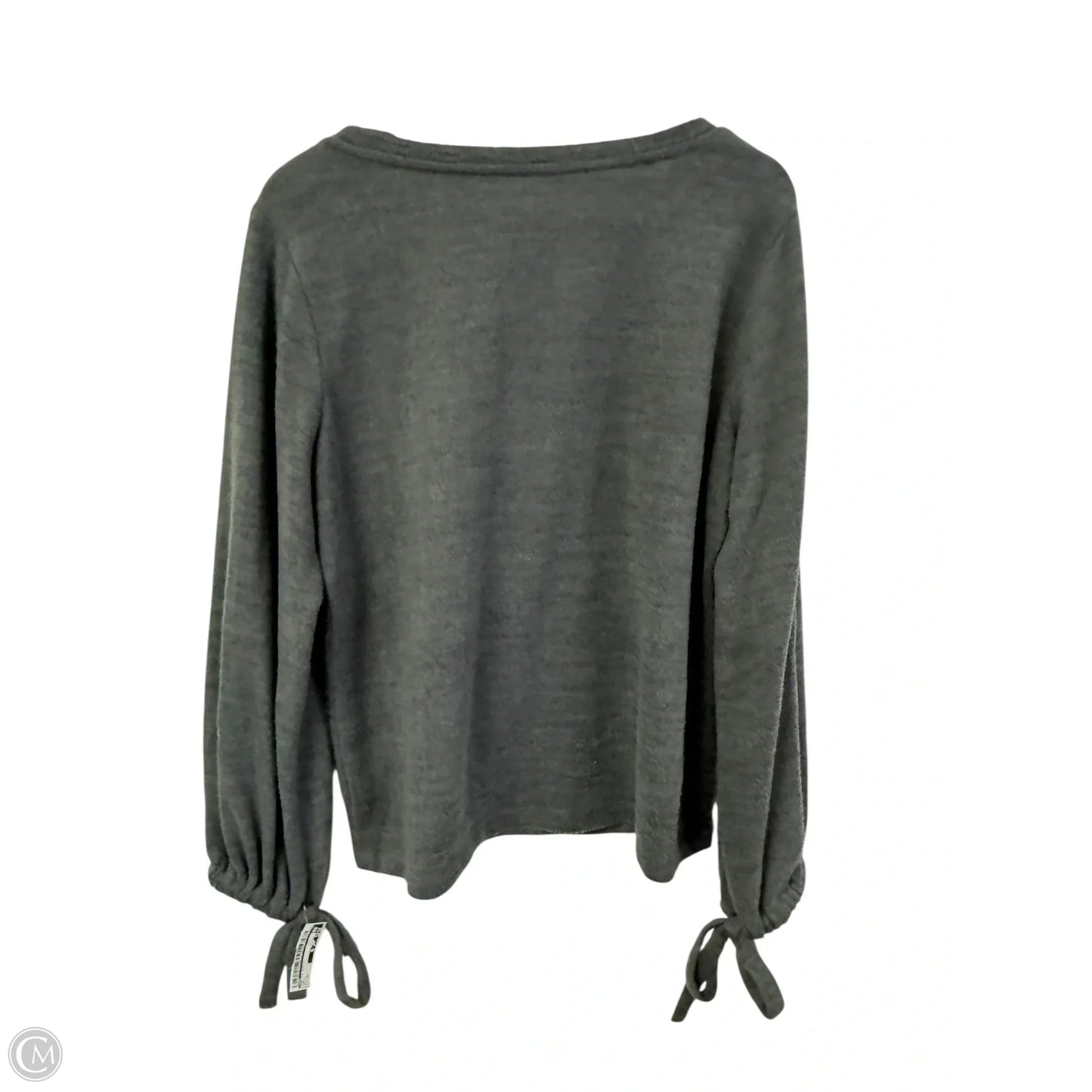 Top Long Sleeve Basic By Ana In Grey, Size: Xl