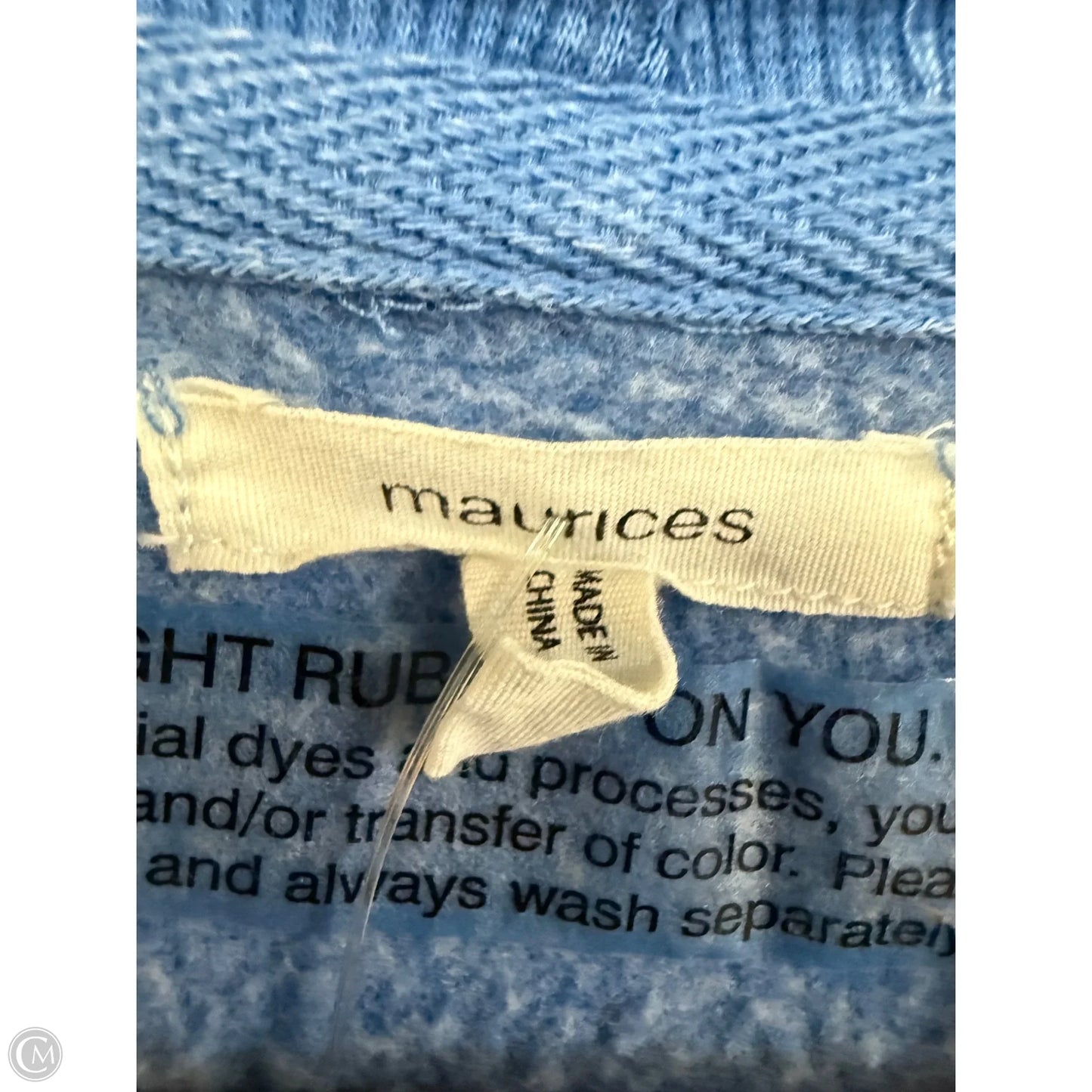 Sweatshirt Crewneck By Maurices In Blue, Size: S