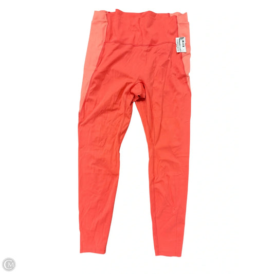 Athletic Leggings By All In Motion In Coral, Size: Xl
