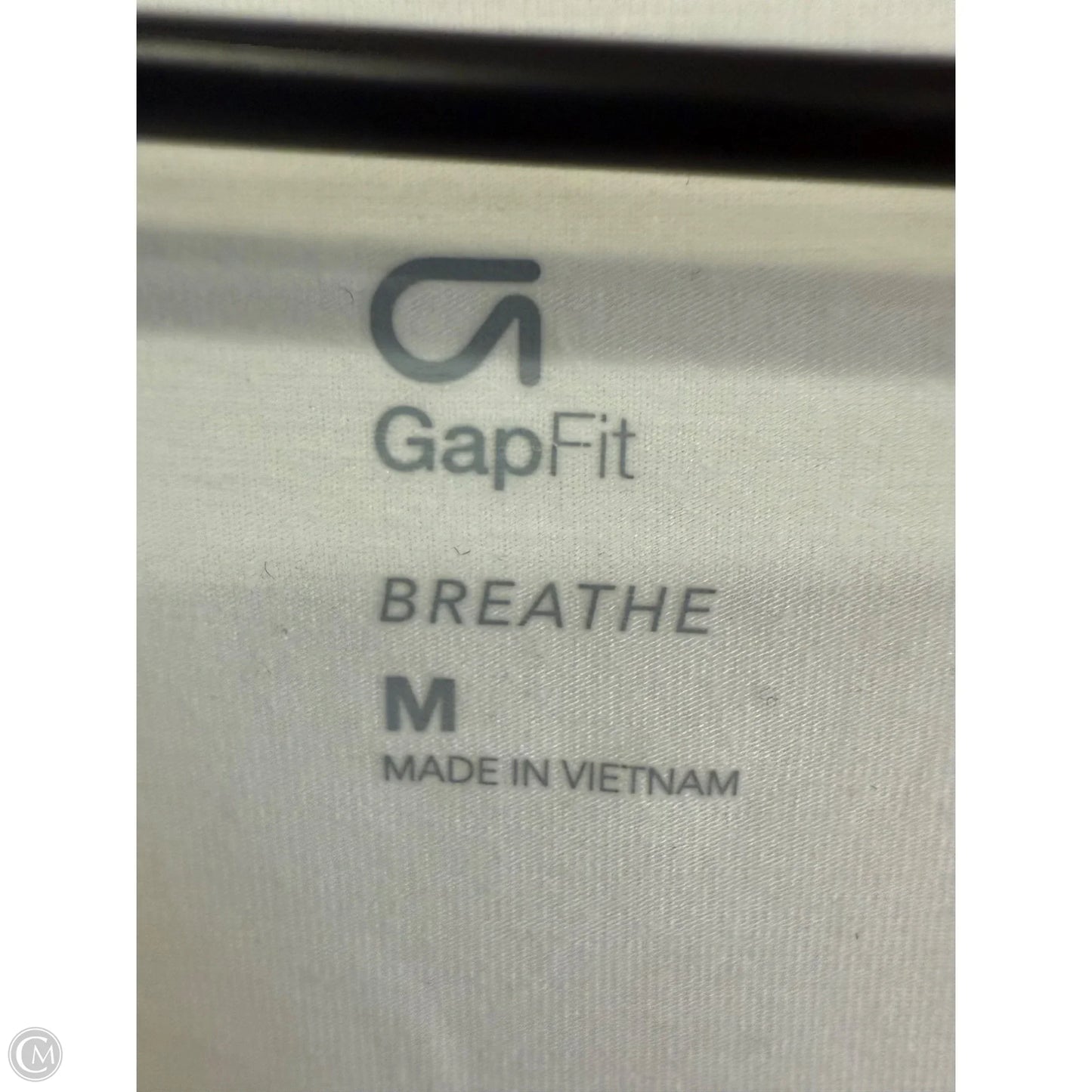Athletic Top Long Sleeve Crewneck By Gapfit In White, Size: M