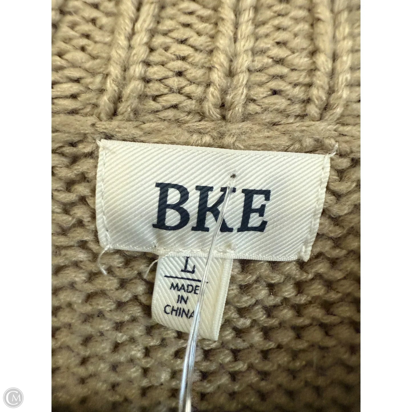 Sweater By Bke In Tan, Size: L