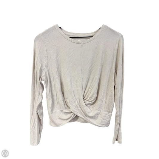 Athletic Sweatshirt Crewneck By All In Motion In Ivory, Size: L