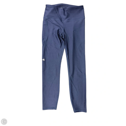 Athletic Leggings By Under Armour In Navy, Size: S