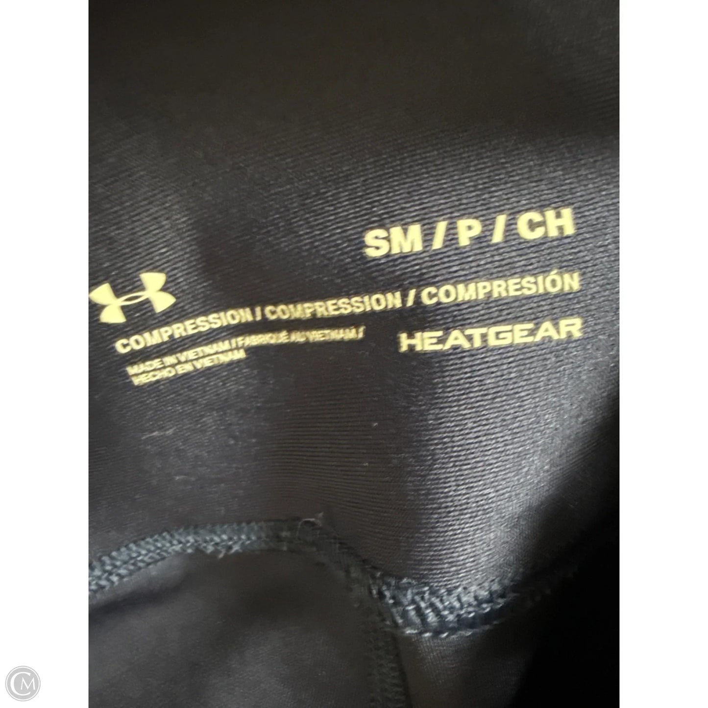 Athletic Leggings By Under Armour In Navy, Size: S