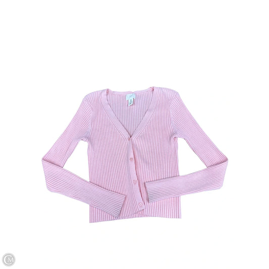 Top Long Sleeve By H&m In Pink, Size: M