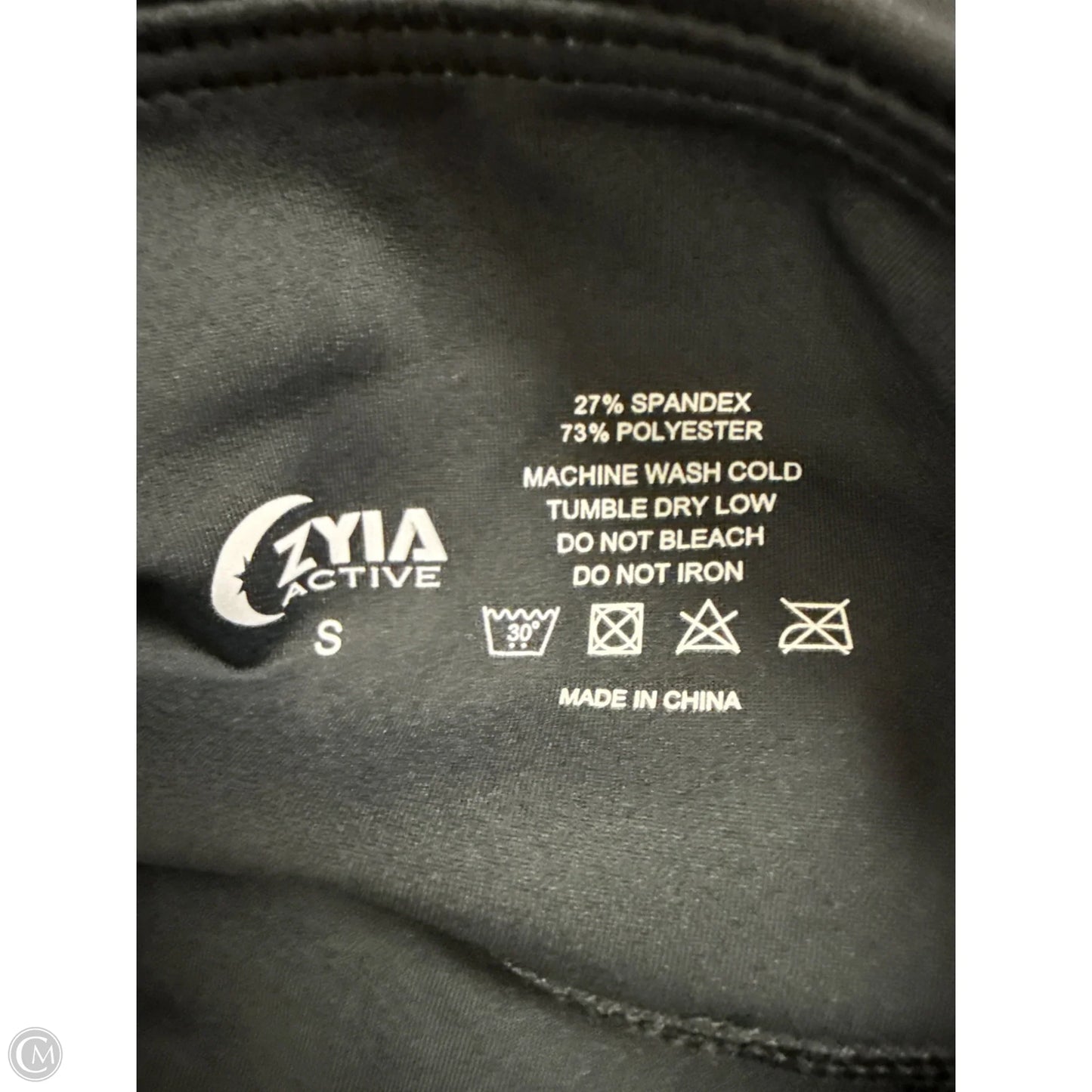 Athletic Leggings By Zyia In Black, Size: S