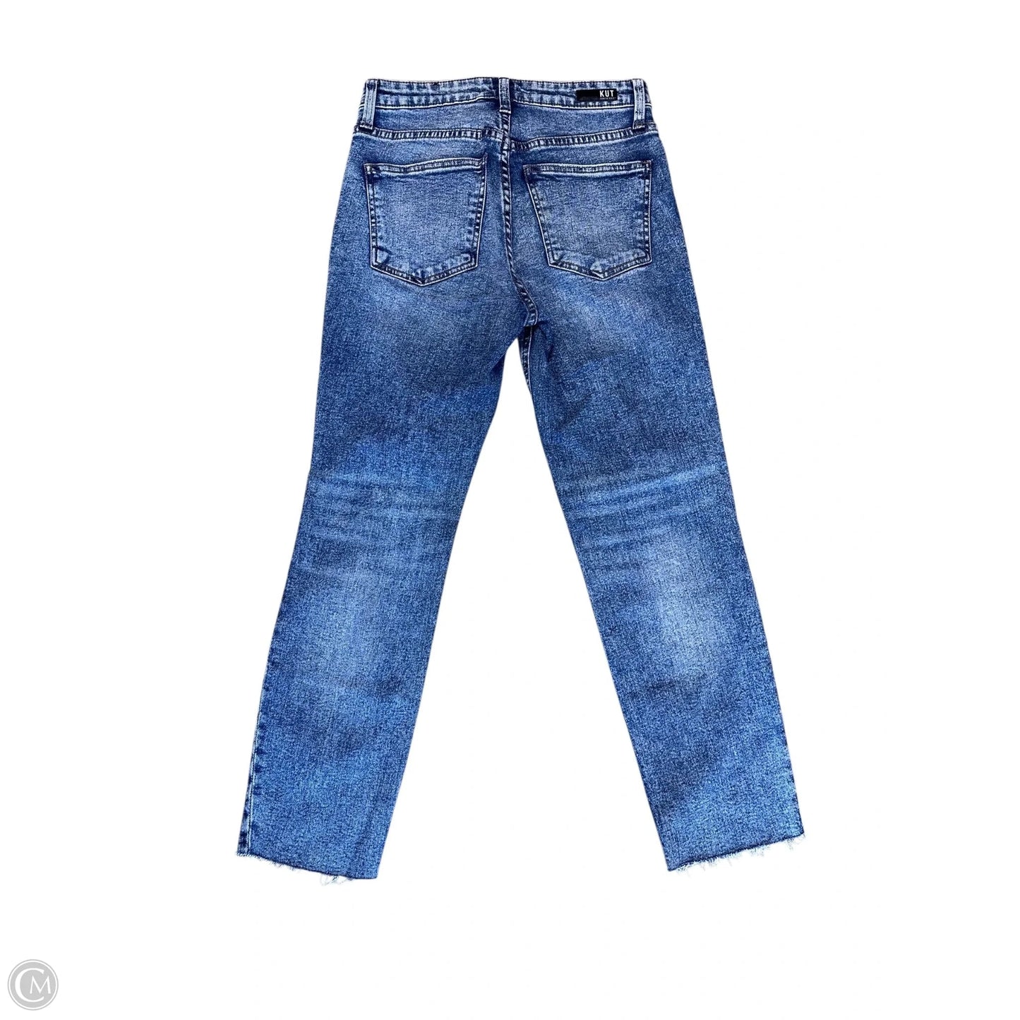 Jeans Straight By Kut In Blue Denim, Size: 2