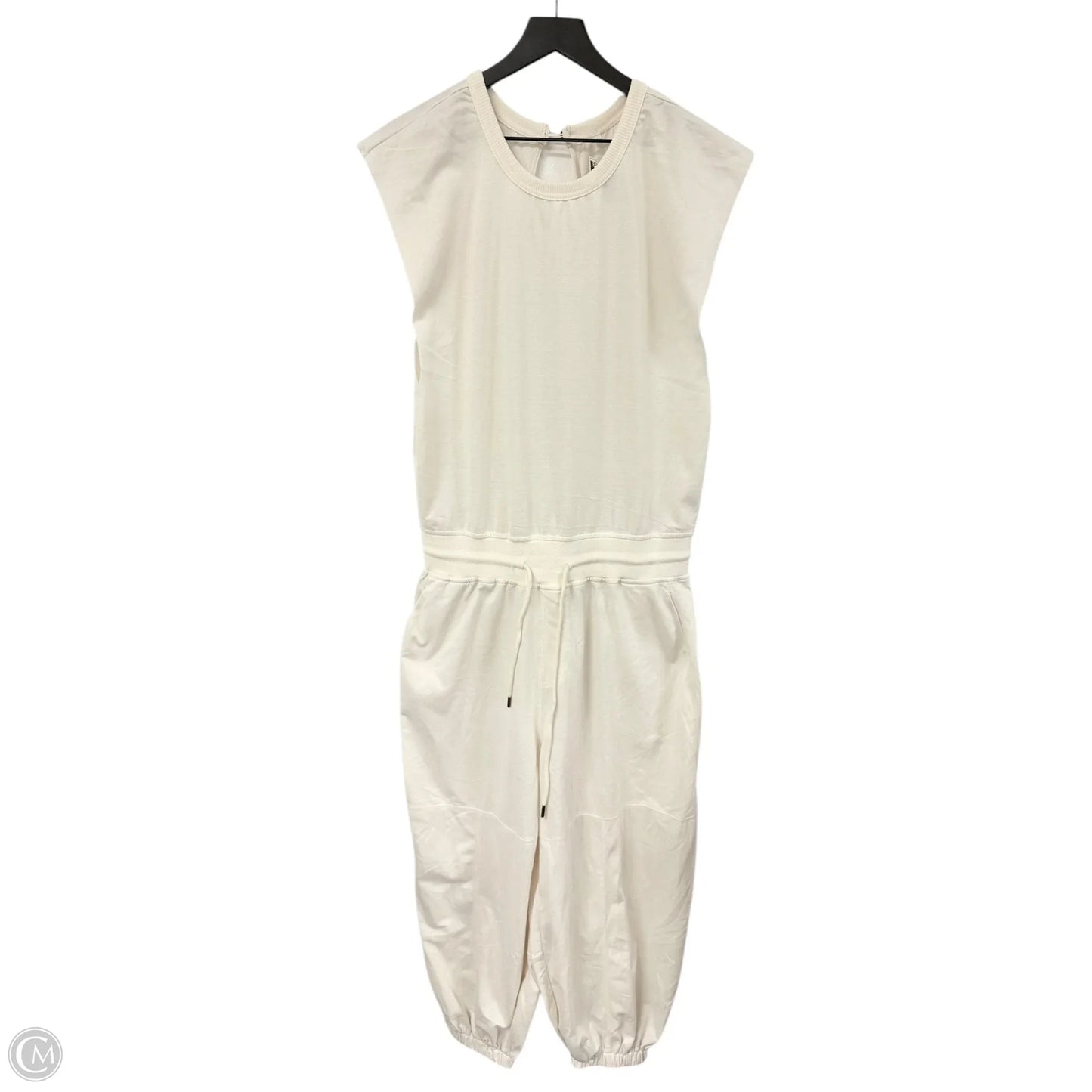 Jumpsuit By Clothes Mentor In Cream, Size: L