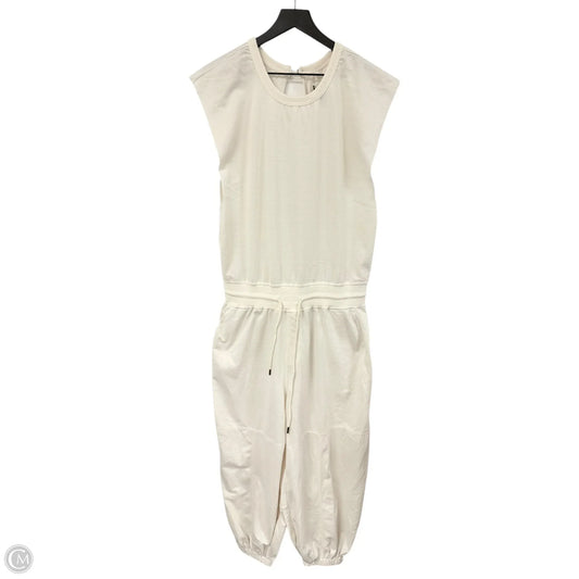 Jumpsuit By Clothes Mentor In Cream, Size: L