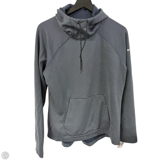 Athletic Top Long Sleeve Hoodie By Columbia In Navy, Size: L