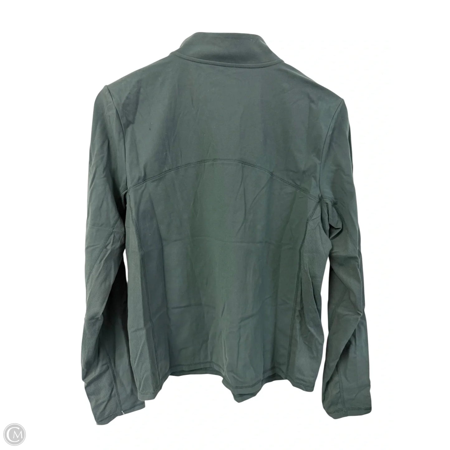 Athletic Top Long Sleeve Collar By Flx In Green, Size: Xl