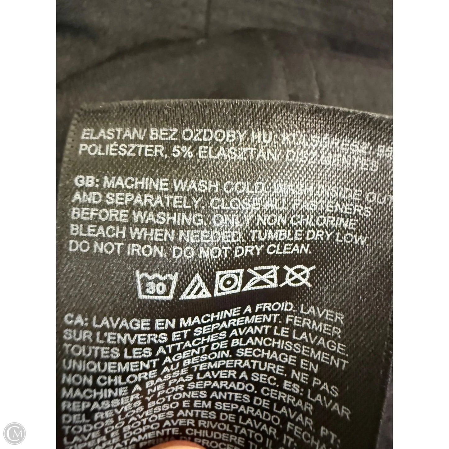 Athletic Top Long Sleeve Collar By The North Face In Black, Size: S