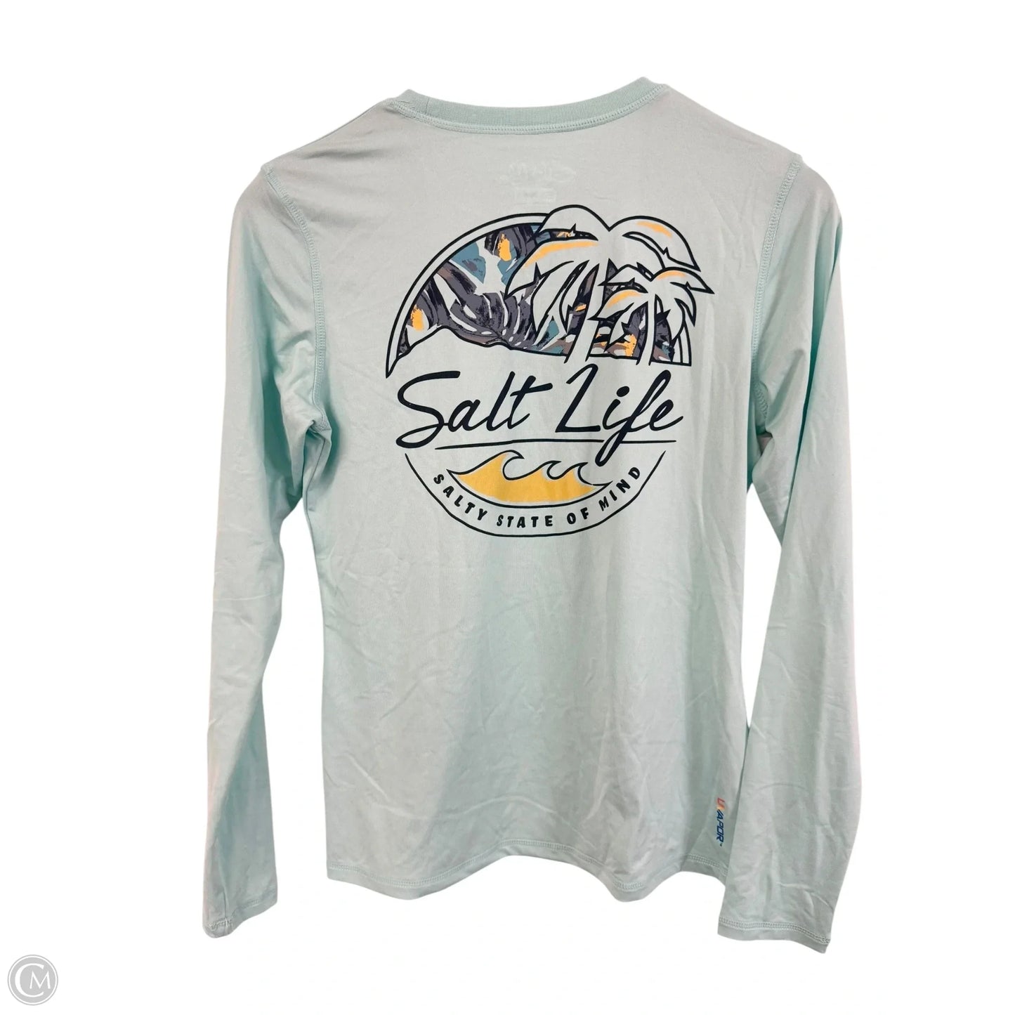 Athletic Top Long Sleeve Crewneck By Cmc In Blue, Size: S