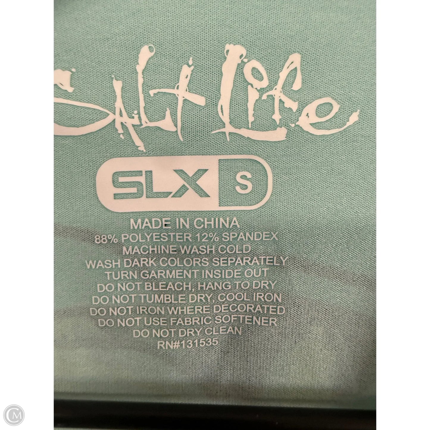 Athletic Top Long Sleeve Crewneck By Cmc In Blue, Size: S